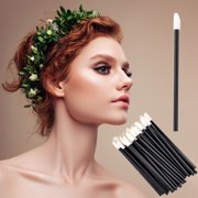 TopLLC Makeup Brushes 50Pcs/Set Disposable Lip Brushes Make Up Brush Lipstick Lip Gloss Wands Applicator Tool Makeup Beauty Tool Kits Makeup Brush