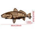 thumbnail image 3 of TopLLC Wood Redfish Fishing Rod Holder Wall Mounted Fishing Rod Storage Rack Father's Day Gift on Clearance, 3 of 7