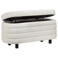 thumbnail image 3 of Bouclair Fabric Ottoman with Storage, 3 of 7
