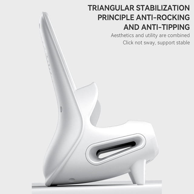 Becaristey Wireless Charging Phone Stand Laptop Hand Free Charger Bracket Office