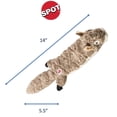 thumbnail image 5 of SPOT Mini Skinneeez Extreme Quilted Squirrel Stuffing Free Plush Tug Dog Toy, 5 of 5