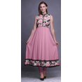 thumbnail image 2 of Bimba Black6 Robe Anarkali Florale pour Femmes Kurti Imprimée Ethnique Indienne Longue Kurta Robe de Soirée Moyen, 2 of 6