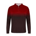 thumbnail image 5 of Pisexur Chandails en Molleton pour Hommes à Manches Longues, Chandail à Col Rabattu, Mode Décontractée, Patchwork de Couleurs Surdimensionné, Chandail-Over, Fermeture Éclair Quart, Chemises de Gym Athlétiques, Chandail en Molleton Grande Taille M-6TG, 5 of 5