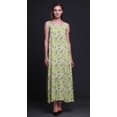 thumbnail image 3 of Bimba Robe Maxi à Bretelles Spaghetti Sans Manches pour Femmes en Rayonne à Imprimé Floral, Coupe Évasée - X-Grand, 3 of 5