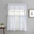 thumbnail image 1 of Gingham Kitchen Curtain Valance and Tiers 3-pc Set, 1 of 1