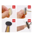 thumbnail image 4 of maskred Travel-friendly Pedicure Disc Case Dustproof Storage For Nails Accessories Lid ABS Foot Files Tool 25mm color, 4 of 6