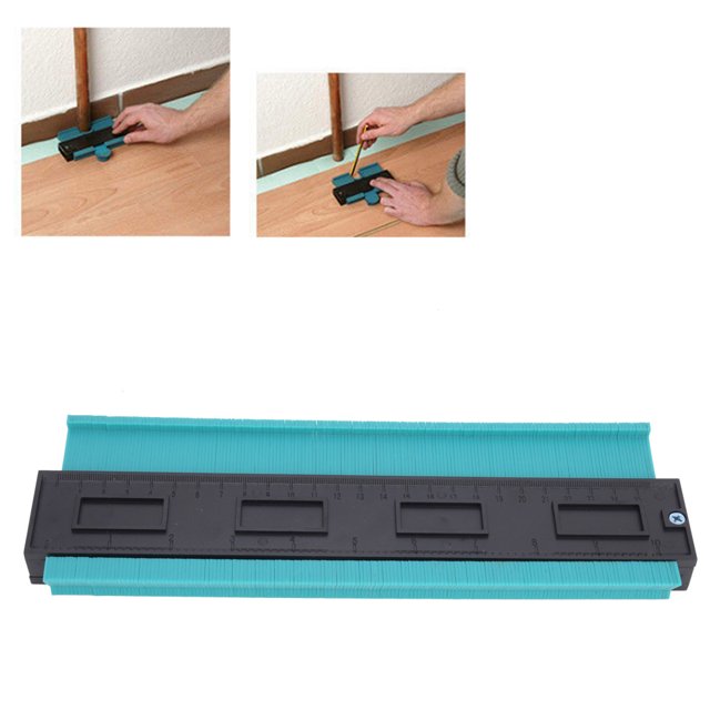 Small Appearance Irregular Contour Gauge, Contour Gauge, Abs Plastic For Automotive Sheet Metal Household Green