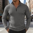 thumbnail image 2 of Men's Zipper Front Sweatshirt Jacket with Embroidered Detail for Everyday Casual Comfort and Versatile Fall Styling, 2 of 4