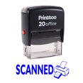 thumbnail image 2 of Printtoo Self Inking SCANNED Rubber Stamp Office Stationary Stamp-Blue, 2 of 2