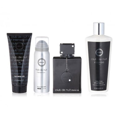 Armaf Club de Nuit Intense Man Eau de Toilette 105 ml Ensemble-Cadeau de 4 Pcs