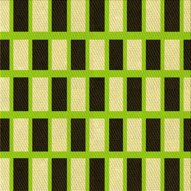 Ahgly Tapis d'Intérieur Lavable en Machine Carré Transitionnel Vert/jaune Vert, 6 Pieds Carré