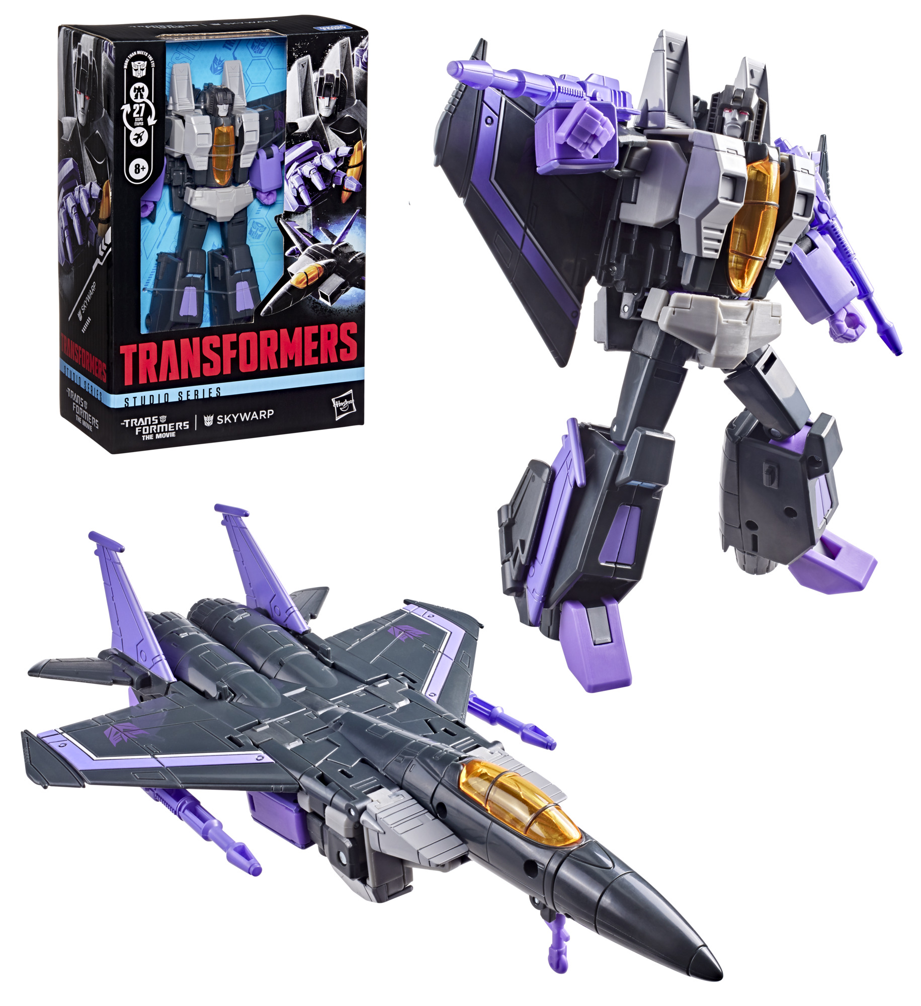 Transformers Studio Series, figurine Skywarp inspiré du film