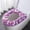 Violet, variante sur Modèle de Fermeture Éclair Siège de Toilette Ménage Broderie Assise Laveuse Housse de Siège de Toilette Mignonne Laveuse Siège de Toilette