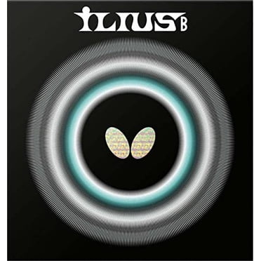 Butterfly Ilius B Table Tennis Rubber Sheet - Professional Long Pips Rubber Sheet - Available in 0.5, 1.1, and 1.3 Sponge Thicknesses - Red or Black - Made in Japan