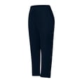 thumbnail image 4 of FcBaudy Full Length Pants Men's Casual Holiday Pocket Drawstring Solid Color Elastic Waist Cropped Pants Men Pants, 4 of 4
