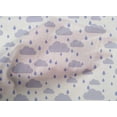 thumbnail image 4 of oneOone Cotton Poplin Fabric Raindrop & Clouds Nature Print Sewing Fabric BTY 56 Inch Wide, 4 of 4