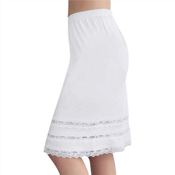 Kaemgyyd Half Slip for Women Under Dresses Lace Tiered Knee Length Underskirt Short Half Slips for Underskirt Slip Dress