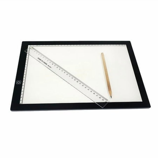 Shengyu A4 Tracing Light Box Portable LED Light Table Tracer Board Dimmable Brightness Light Pad Black