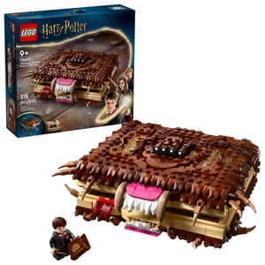 LEGO Harry Potter Chomping Monster Book of Monsters Kid Toy - Pretend Play Set for Boys and Girls, Ages 9+ - Collectible Neville Longbottom Minifigure - Gift Idea for Birthdays and Book Lovers - 76449
