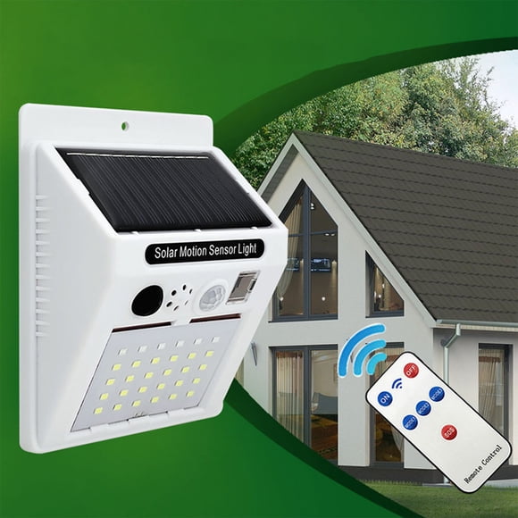 RXIRUCGD Solar Alarm With Motion Detector, Outdoor Farm Anti-Theft Infrared Wireless Induction. Sound And Light Alarm, High Volume, 3 Working Modes, Security Solar Lamp