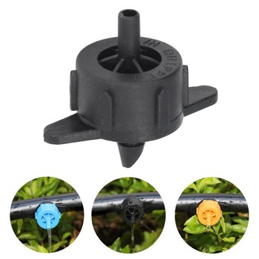 Drip Emitter, 100pcs Uniform Flowing Irrigation Drippers Three Options Irrigation Drip Emitter For Fruit Trees Shrubs Flower Beds And Other Crops