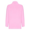 thumbnail image 4 of Besolor Women's Cotton Linen Button down Shirts Casual Lapel Long Sleeve Fall Spring Tops Loose Solid Color Blouse, 4 of 5