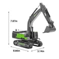 thumbnail image 3 of zanvin Kids Excavator Alloy Engineering Car Toy Simulation Excavator Toy Car Boy Excavator, 3 of 6