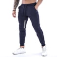 thumbnail image 4 of FAIWAD Men's Slim Sweatpants Elastic High Waist Drawstring Workout Athletic Pants with Pockets, 4 of 7