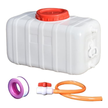 Drinking Water Container Emergency Water Storage Tank with Handle Drinking Water white 55 catties