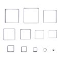 thumbnail image 3 of Leather Punching Die, Clear Squares Leather Cutting Mold Pointed Edges  For Fabric, 3 of 8