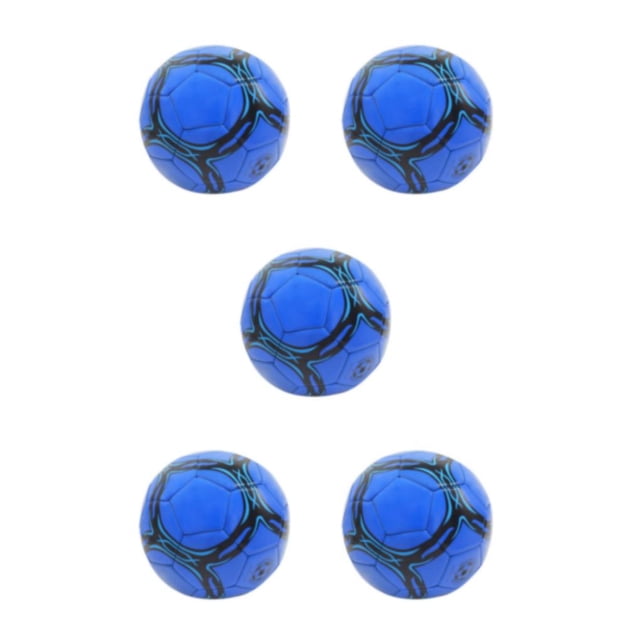 Thinsony Portable Official Soccer Ball - Wide Application Range For Games Widely Used PVC Ball Official Newest Soccer Football thickened blue type 4 5Set