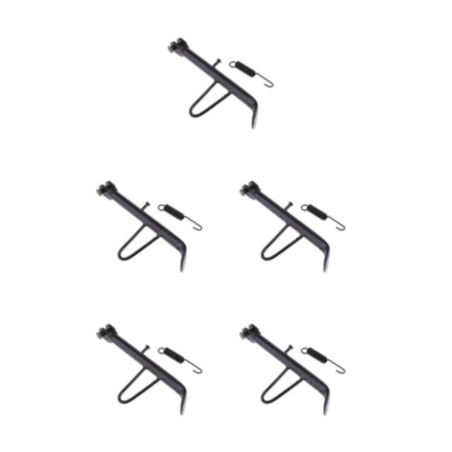 Baohd Reliable Motorcycle Kickstand Easy Installation Strong Load-bearing Black black 16cm 5Set