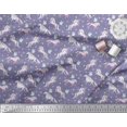 thumbnail image 2 of Soimoi Velvet Fabric Dot,Star & Unicorn Animal Fabric Prints By Yard 58 Inch Wide, 2 of 3