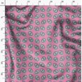 thumbnail image 3 of Soimoi Modal Satin Fabric Abstracts Abstract Print Fabric by the Yard 42 Inch Wide, 3 of 6