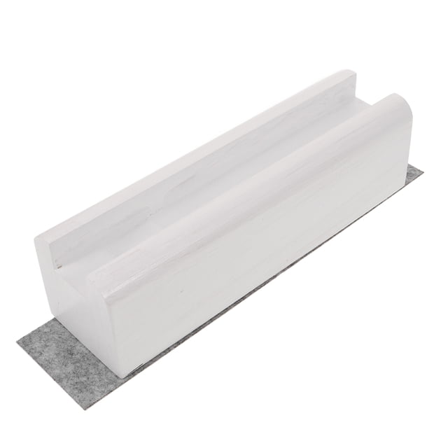 1Set Full Length Mirror Stand Wooden Texture White for Home and Office Use