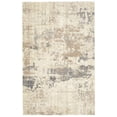 thumbnail image 1 of 8' x 10' Dark Grey Cream Textured Abstract Rug, 1 of 4