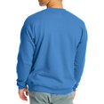 thumbnail image 4 of Hanes Mens EcoSmart Fleece Crewneck Sweatshirt, M, Denim Blue, 4 of 4