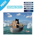 thumbnail image 2 of 100 Pcs Adult And Ahildren's Intellectual Development Puzzle Toy HolidayGift 3d Elephant Portugal 500 Jeopardy Book Padlock Teacup Folding Table Shapes Knob Snowing Ingres Dockside Dogs Peg Number, 2 of 4