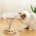 thumbnail image 4 of Twfbrm Pet Supplies Solid Wood Spring Rotating Catnip Set Cats Food Leaking Suitable For Pet Cats Teasing Stick Toy for Cats Dogs, 4 of 6