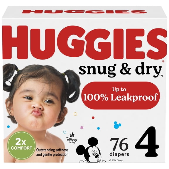 Huggies Snug & Dry Baby Diapers, Giga Pack, Sizes: 1-6