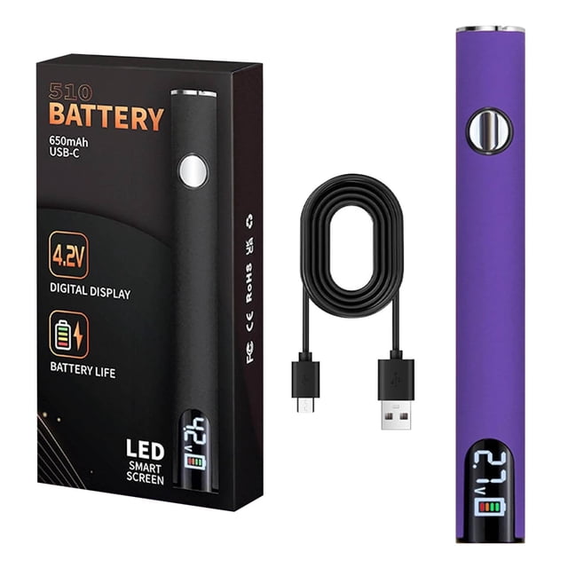 Uscallm Stylo à Souder Rechargeable USB, Fer à Souder à Affichage Numérique 650 mAh à Température Réglable, Batterie Filetée 510 pour Réparation Électronique, Kit Bricolage pour Appareil Ménager, Soudage Portable Sans Fil