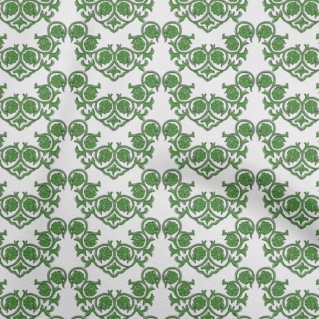 oneOone Rayon Forest Green Fabric Block Sewing Craft Projects Fabric Prints By Yard 56 Inch Wide