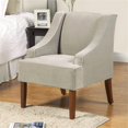 thumbnail image 3 of HomePop Swoop Arm Accent Chair, Velvet Grey, 3 of 13
