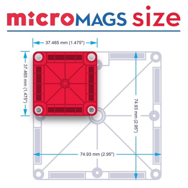 MAGNA-TILES microMAGS - 70pc. - Walmart.ca