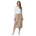 thumbnail image 4 of Adar Universal Scrub Skirts For Women - Mid-Calf Drawstring Scrub Skirt, 4 of 7