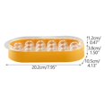 thumbnail image 2 of RKSTN Ice Mold Mrbasket Ice Cube Ice Hockey Mold Abrasive Ice Grid Ice Box Quick Release Household Ice Box with Lid Single Layer Yellow Kitchen Gadgets, 2 of 2