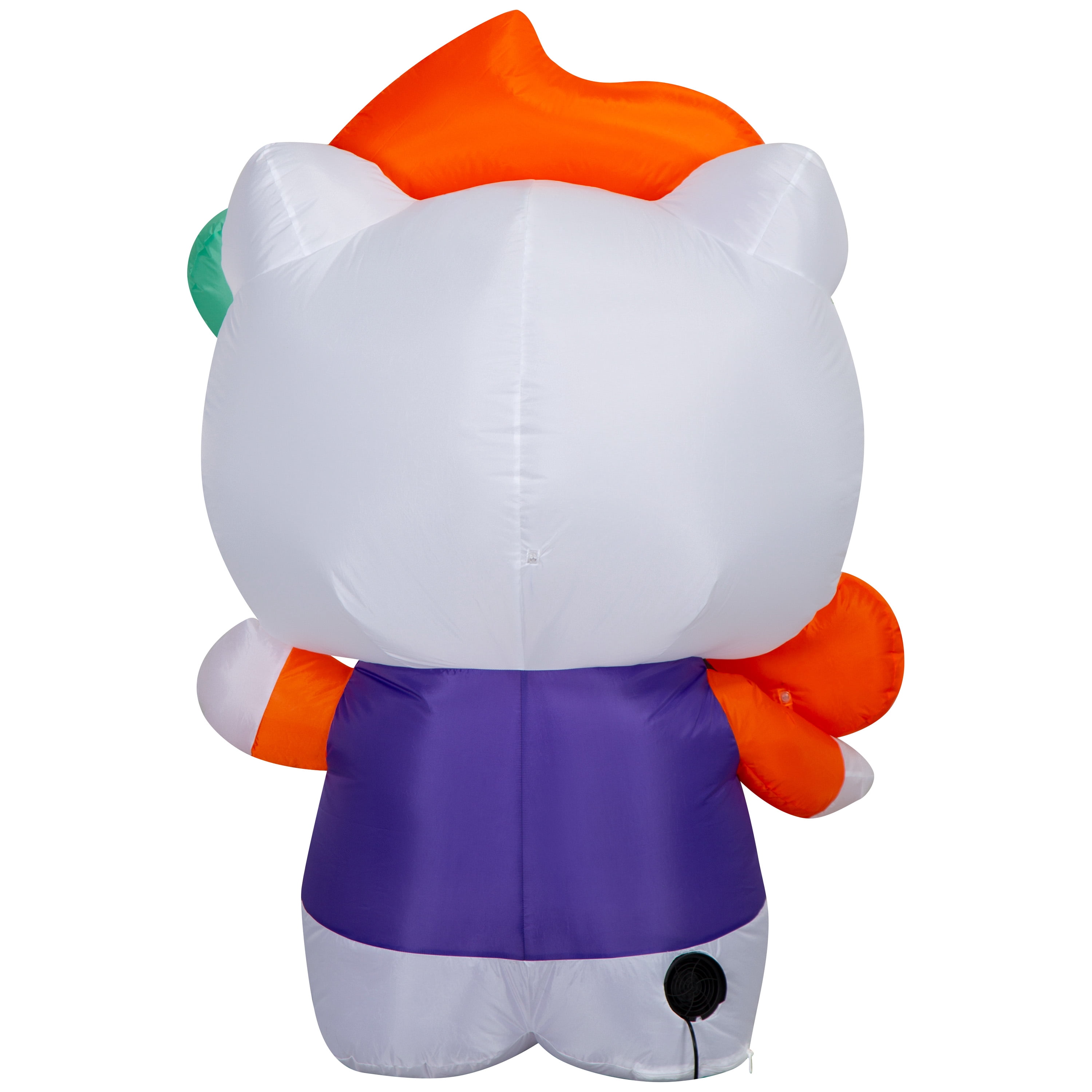 Décorations de jardin gonflables pour Halloween Airblown Light Hello Kitty en salopette à rayures violettes MASS MD Sanrio