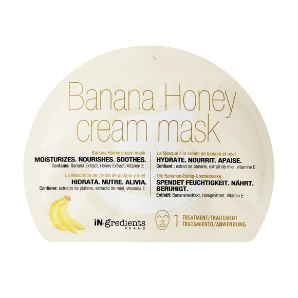 iN.gredients Marque Le masque a la créme de banane et miel