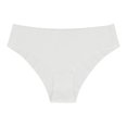 thumbnail image 4 of B91xZ String sous-Vêtements pour Femmes Culottes Invisibles Extensibles Douces, S Blanc, 4 of 4
