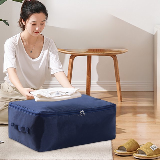 Storage Bag Clearance Cheap Multifunctional Storage Bag, Portable Storage Packing Bags, Packing Bags for Moving, Container for Toy Box for Clothes Navy-S